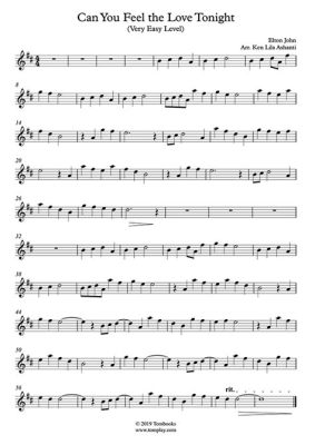 can you feel the love tonight violin sheet music How does the melody of Can You Feel the Love Tonight contribute to the overall emotional landscape of the musical production?